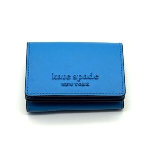 Kate Spade Cameron Monotone Micro Trifold Wallet Oceanside WLRU6199